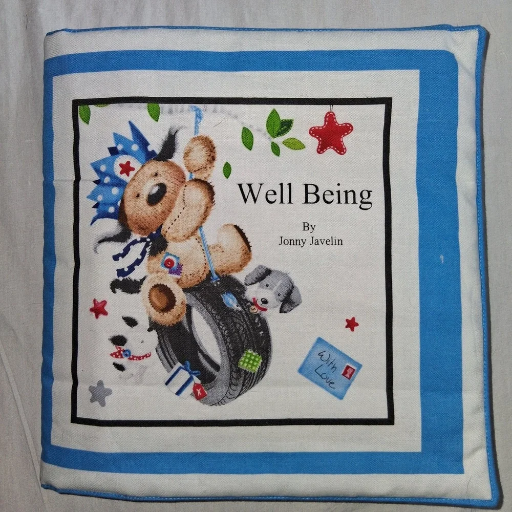 Get Well‎ Soon Fabric Book Baby Toddler Interactive Quilted Soft Play Book